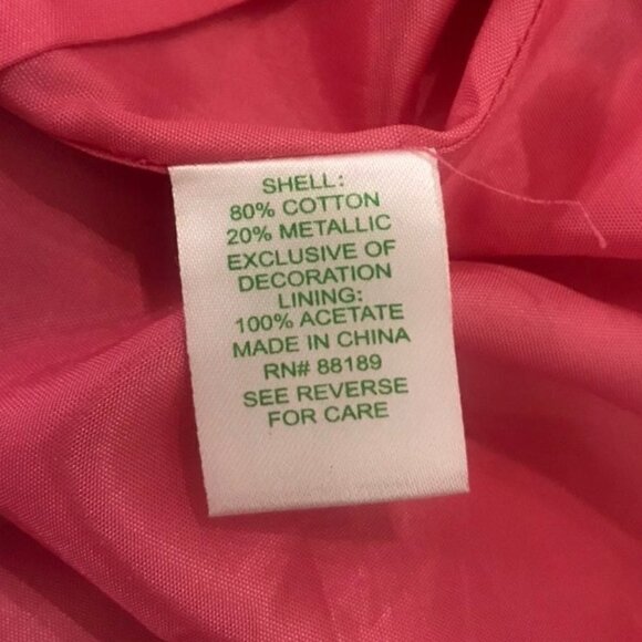 Lilly Pulitzer rhinestone trim shift Dress - Picture 5 of 6